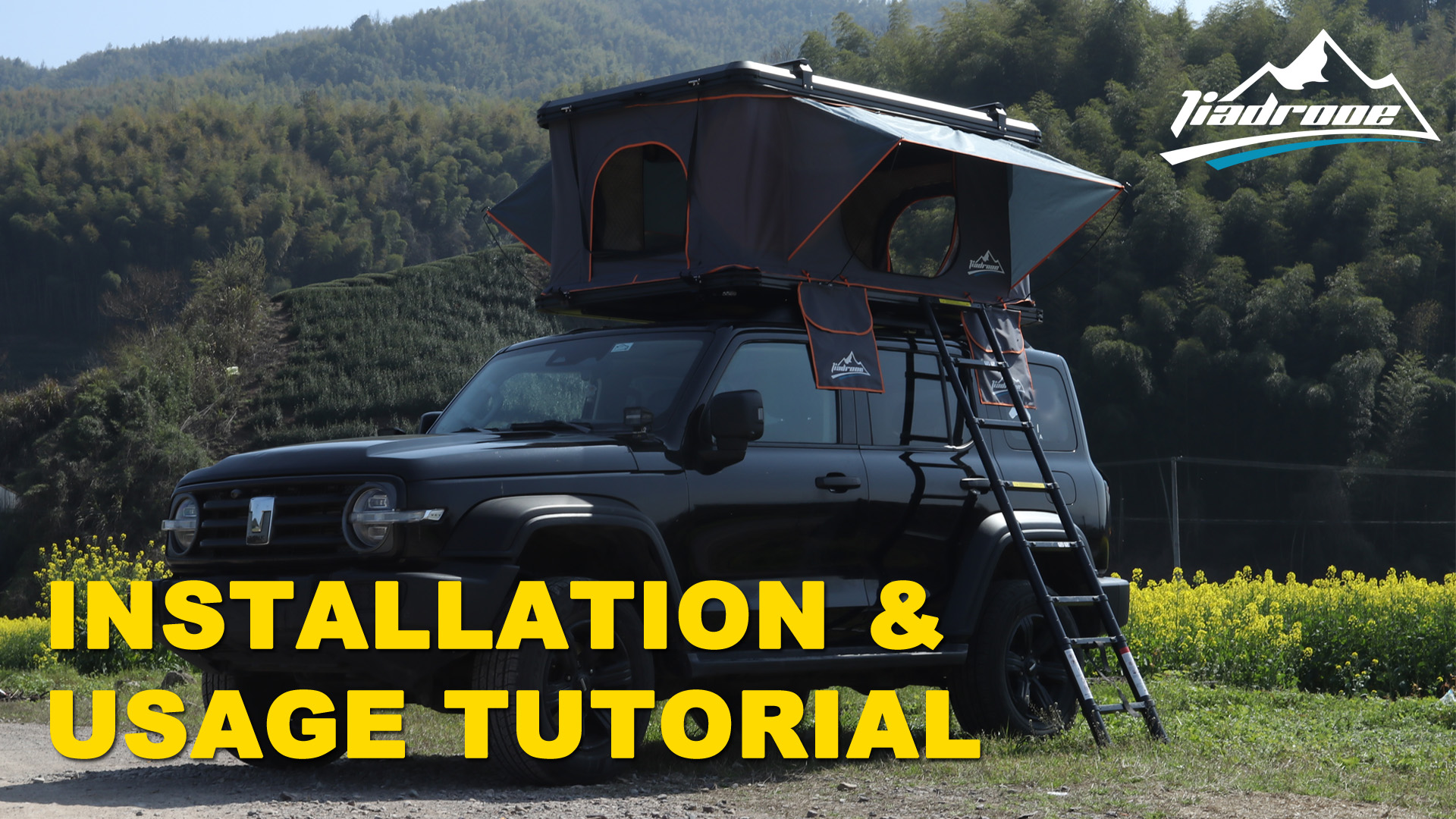 Amazon.com: JIADROOE Hard Shell Roof Top Tent with Adjustable